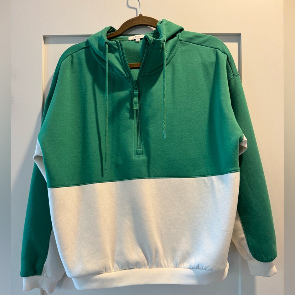 Z Supply Half Zip Hoodie